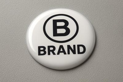 Enganxina de vinil blanc amb resina